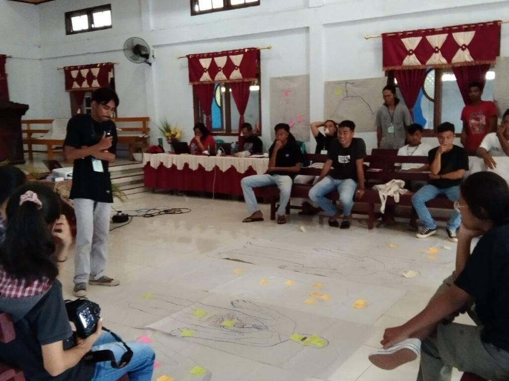Workshop bersama Anak-anak Muda Pulau Sangihe, ganti capital Sacramentum