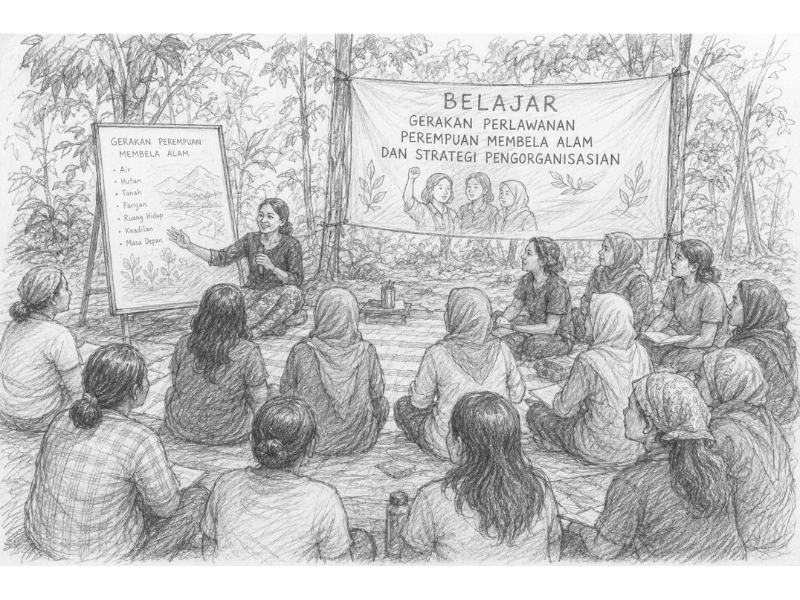 Belajar Gerakan Perlawanan Perempuan Membela Alam dan Strategi Pengorganisasian Bersama Mama Aleta